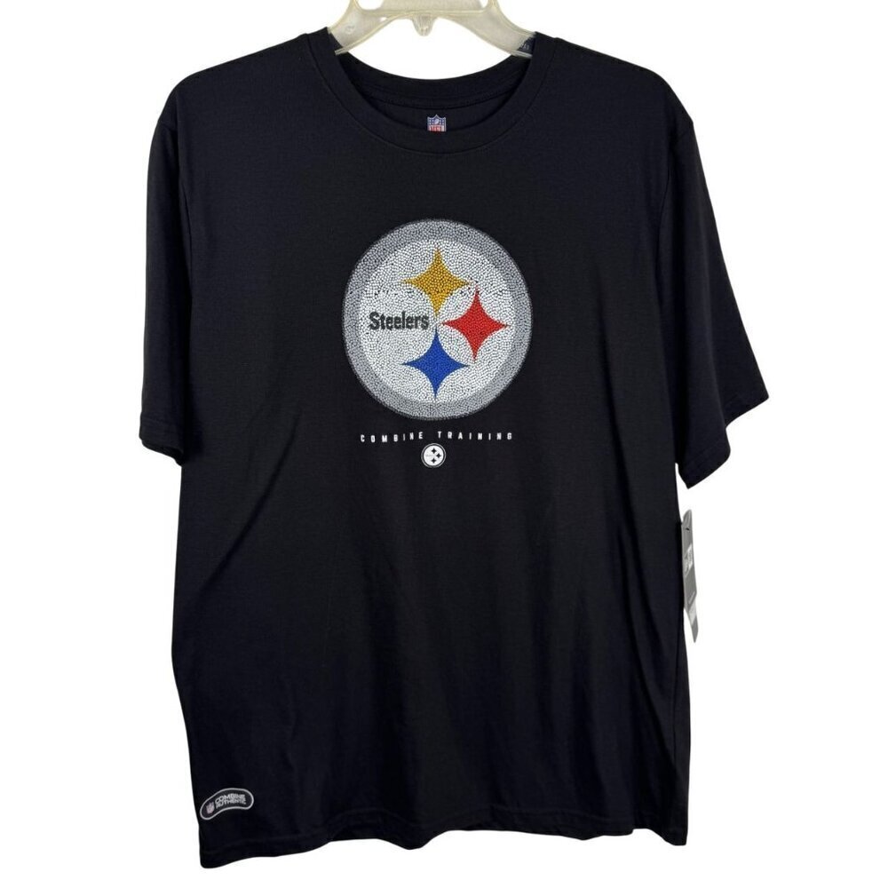 NFL Team Apparel NEW Pittsburgh Steelers Black New Era Women's Lrg Football AFC